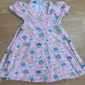 CR Kids Pink Cupcake Kids Dress 2T